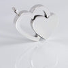 Double Heart Pendant - AG Agora Jewellery London