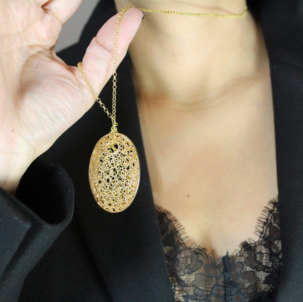 Filigree Andalusia Pendant - AG Agora Jewellery London