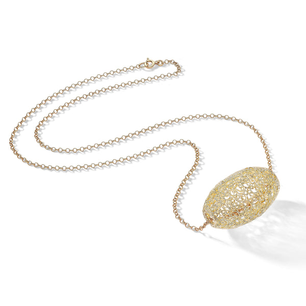 Filigree Cocoon Pendant - AG Agora Jewellery London