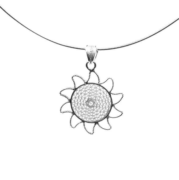Filigree Dream Sun Pendant - AG Agora Jewellery London