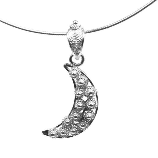 Filigree Full Moon Pendant - AG Agora Jewellery London