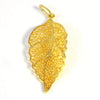 Filigree Gold Leaf Pendant - AG Agora Jewellery London