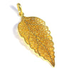 Filigree Gold Leaf Pendant - AG Agora Jewellery London