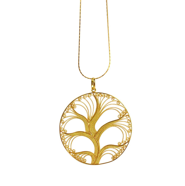 Filigree Gold Tree of Life - Agora Jewellery London