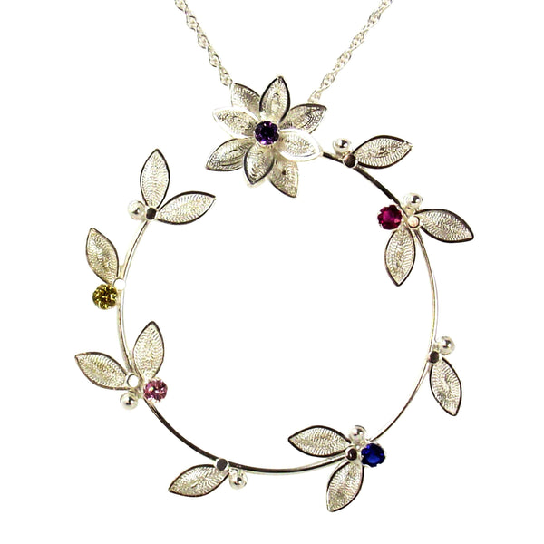 Flower Crown Pendant - Agora Jewellery London