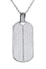 Gilia Dog Tag Pendant - AG Agora Jewellery London