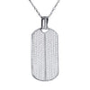 Gilia Dog Tag Pendant - AG Agora Jewellery London