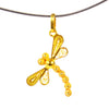 Gold Dragonfly Pendant - AG Agora Jewellery London