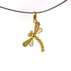 Gold Dragonfly Pendant - AG Agora Jewellery London