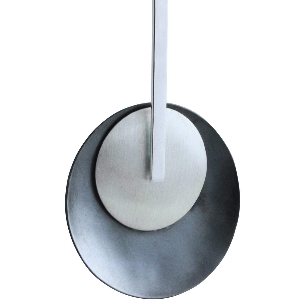 Grey and Silver Pendant - AG Agora Jewellery London