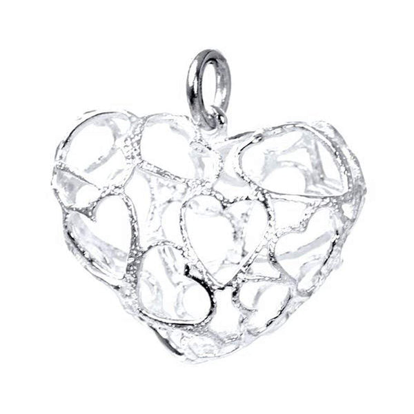 Heart in Heart Pendant - AG Agora Jewellery London