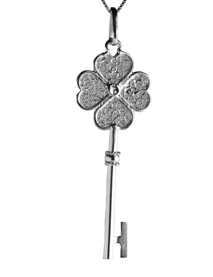 Lucky Key Pendant - AG Agora Jewellery London