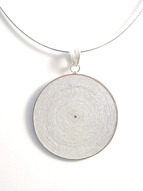 Small Tambourine Pendant - AG Agora Jewellery London