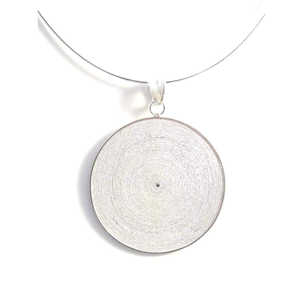 Small Tambourine Pendant - AG Agora Jewellery London