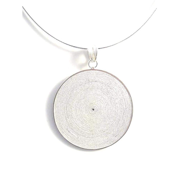 Small Tambourine Pendant - AG Agora Jewellery London