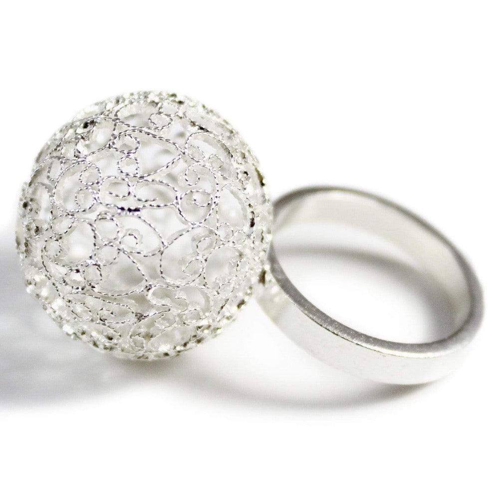 Filigree Snowflake Ring - AG Agora Jewellery London