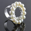 Pearl Flower Ring - AG Agora Jewellery London