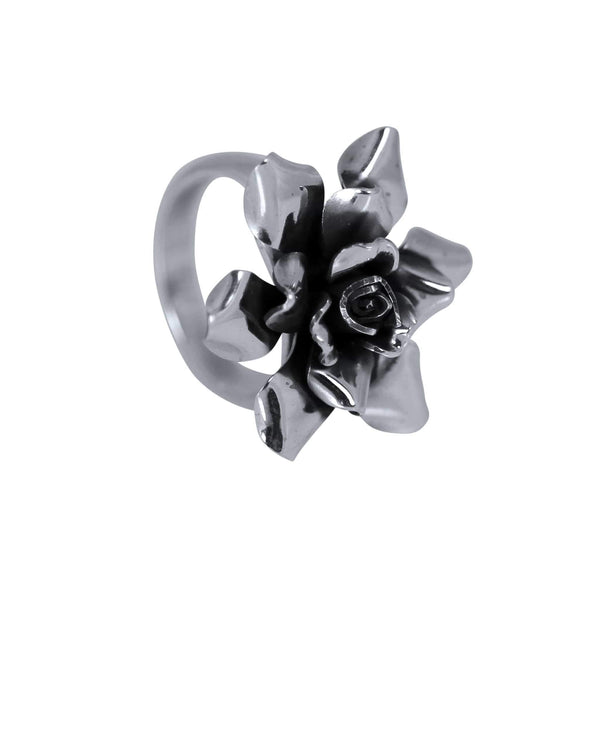 Silver Rose Ring - AG Agora Jewellery London