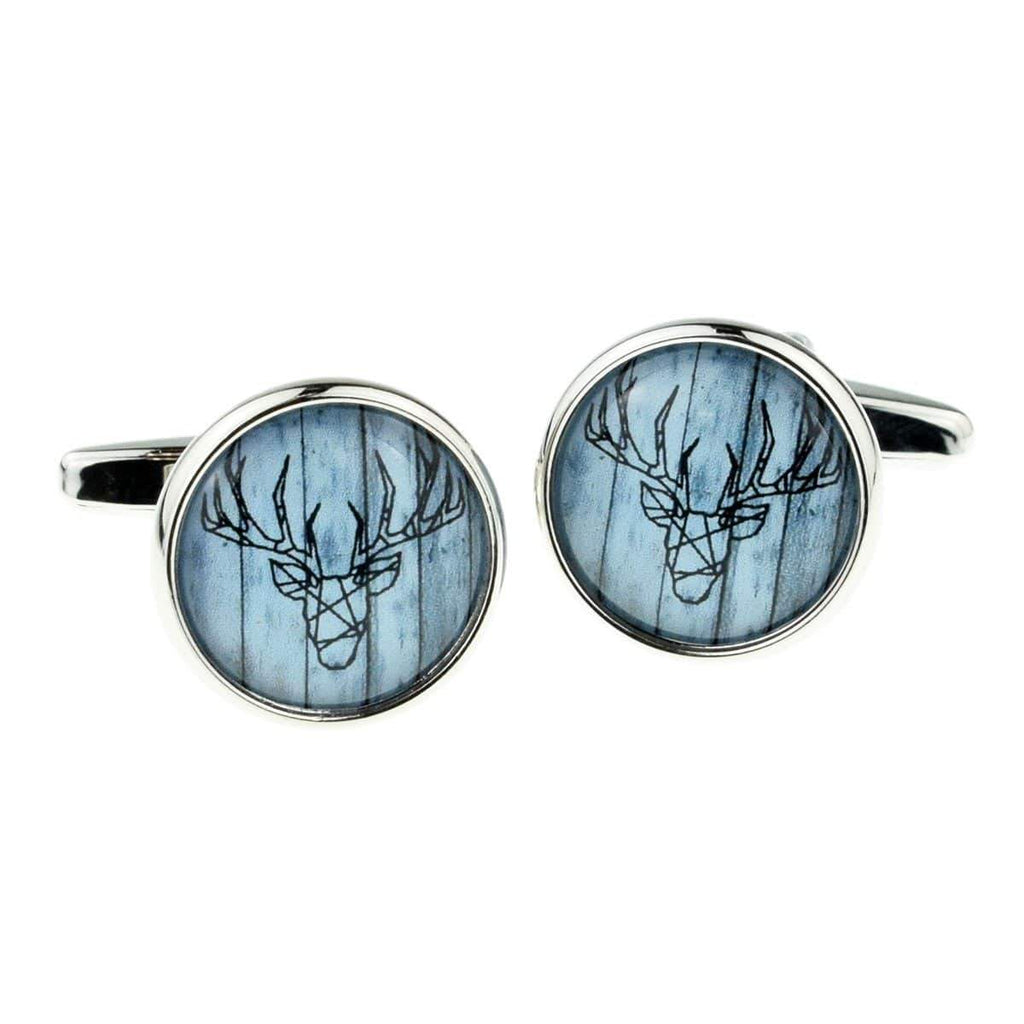 Stag Design Cufflinks - Agora Jewellery London