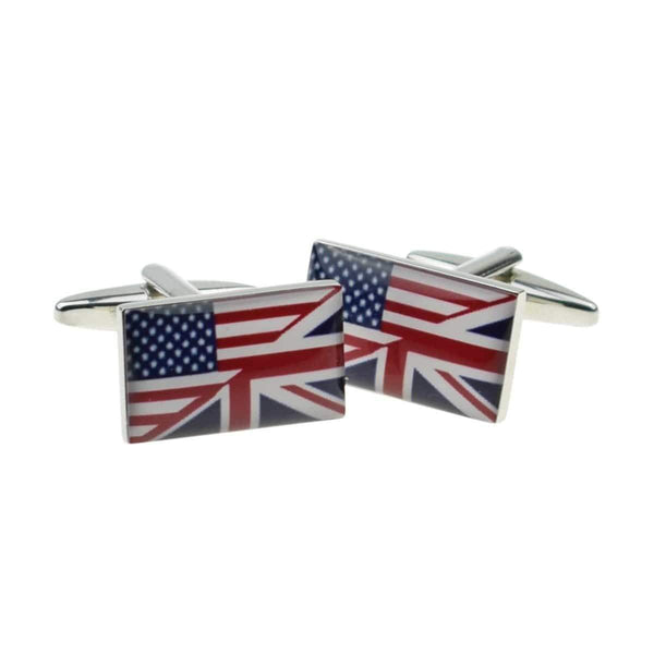 Union Jack Flag Cufflinks - Agora Jewellery London