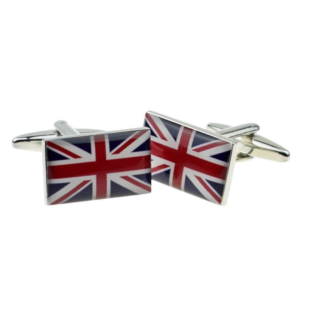 Union Jack Flag Cufflinks - Agora Jewellery London