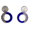 Blue Pearl Earrings - Agora Jewellery London