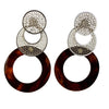 Brown Pearl Earrings - Agora Jewellery London