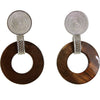 Brown Pearl Earrings - Agora Jewellery London