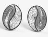 Filigree Coffee Earrings - AG Agora Jewellery London