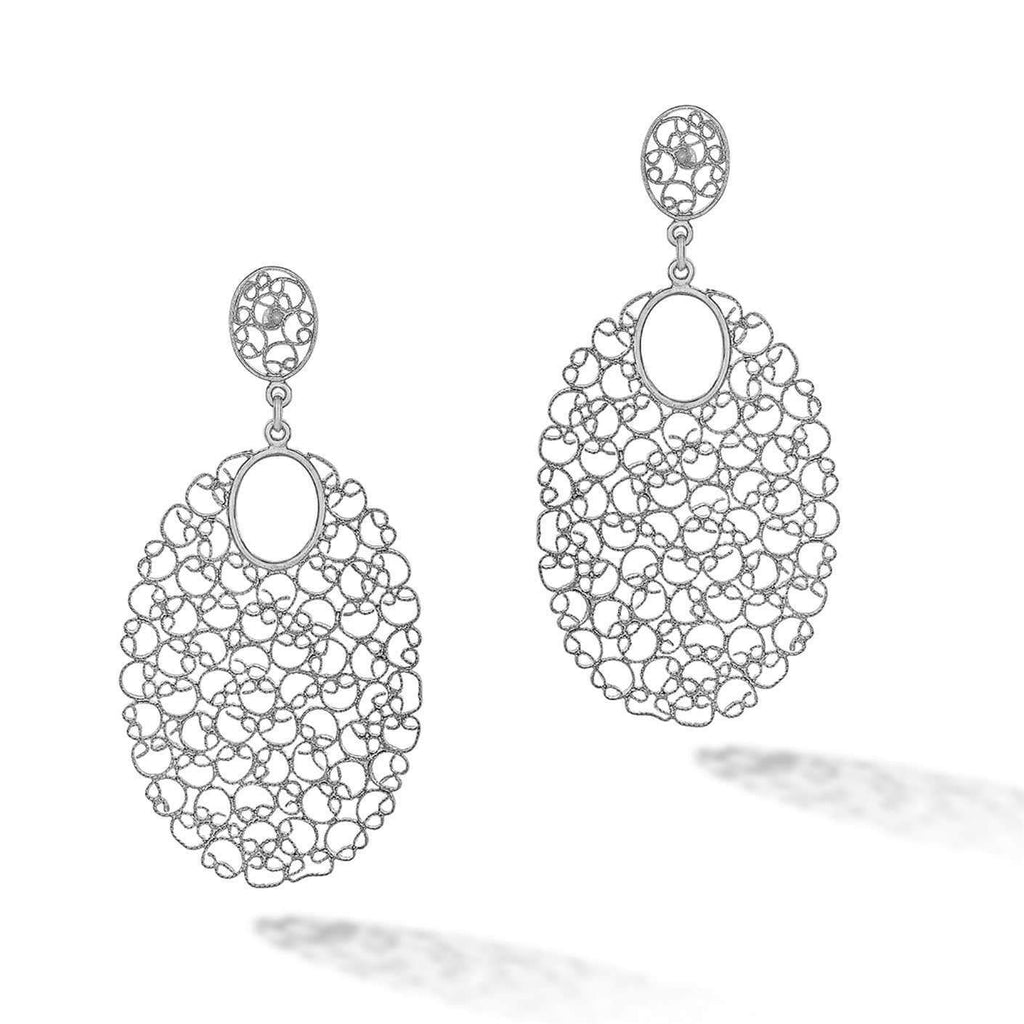 Filigree Jill Teardrop Earrings - AG Agora Jewellery London