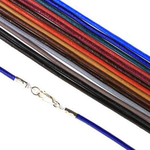 Leather Cord Necklace - AG Agora Jewellery London