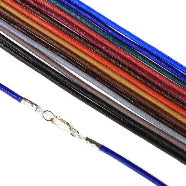 Leather Cord Necklace - AG Agora Jewellery London