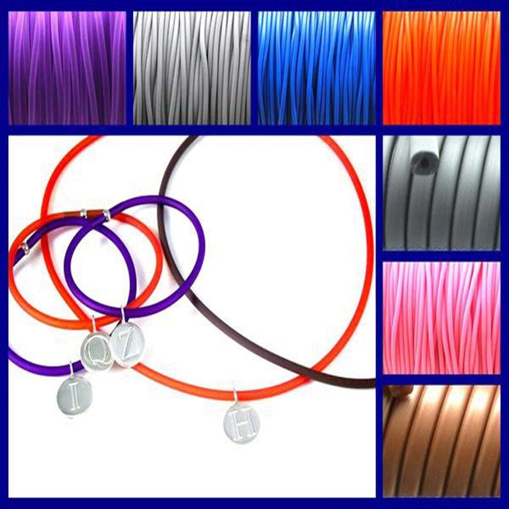 PVC Cord Necklace - AG Agora Jewellery London