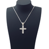 Filigree Cross Pendant Necklace Charm - Agora Jewellery London