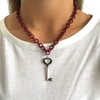 Sterling Silver Love Key Necklace